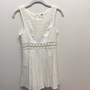 Free People Ivory lace dress